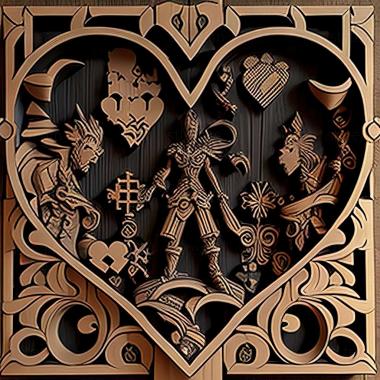 3D модель Гра Kingdom Hearts Re Chain of Memories (STL)